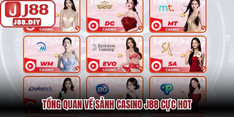 Tổng quan về sảnh Casino J88 cực hot